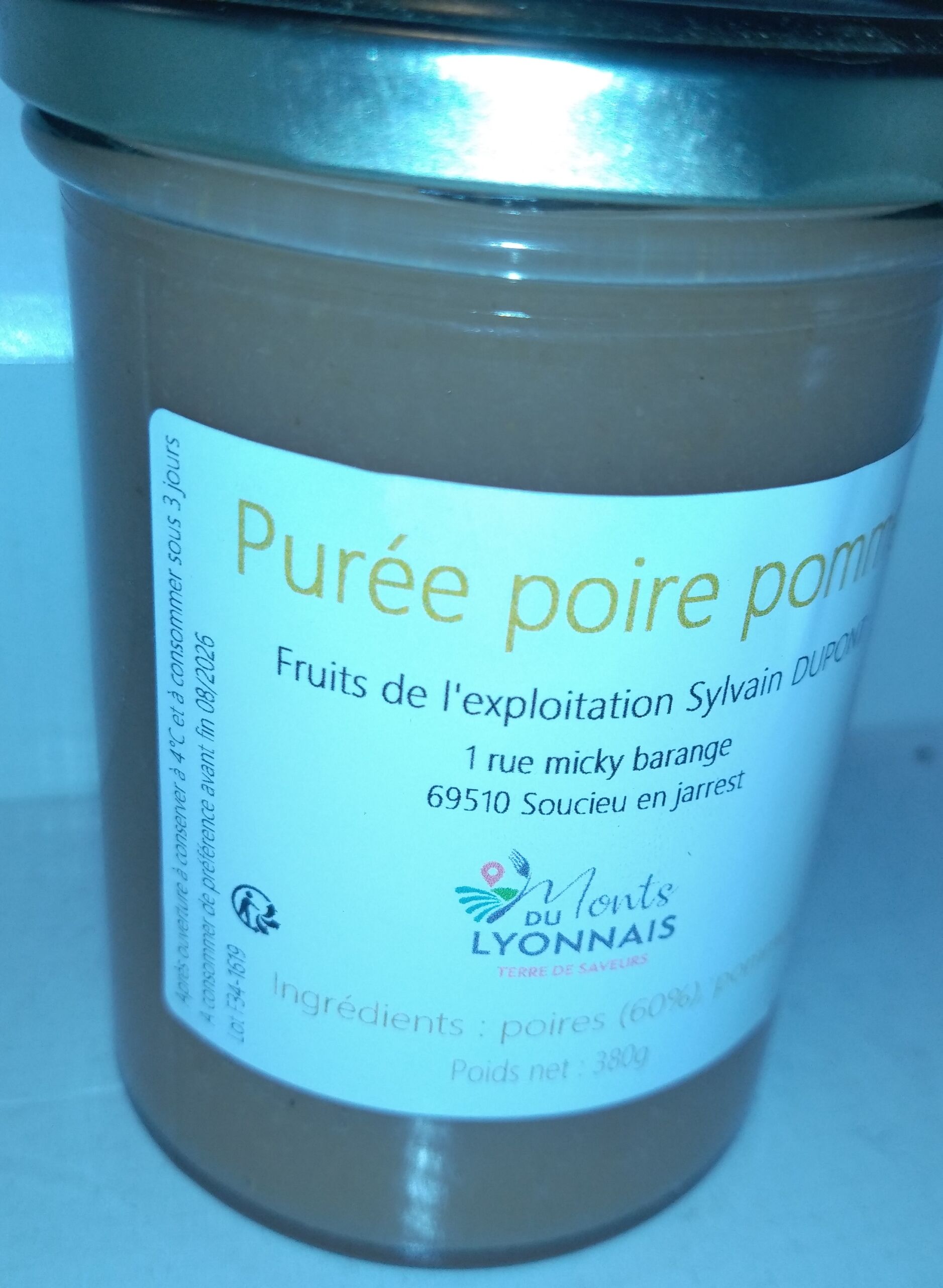 puree pomme poire