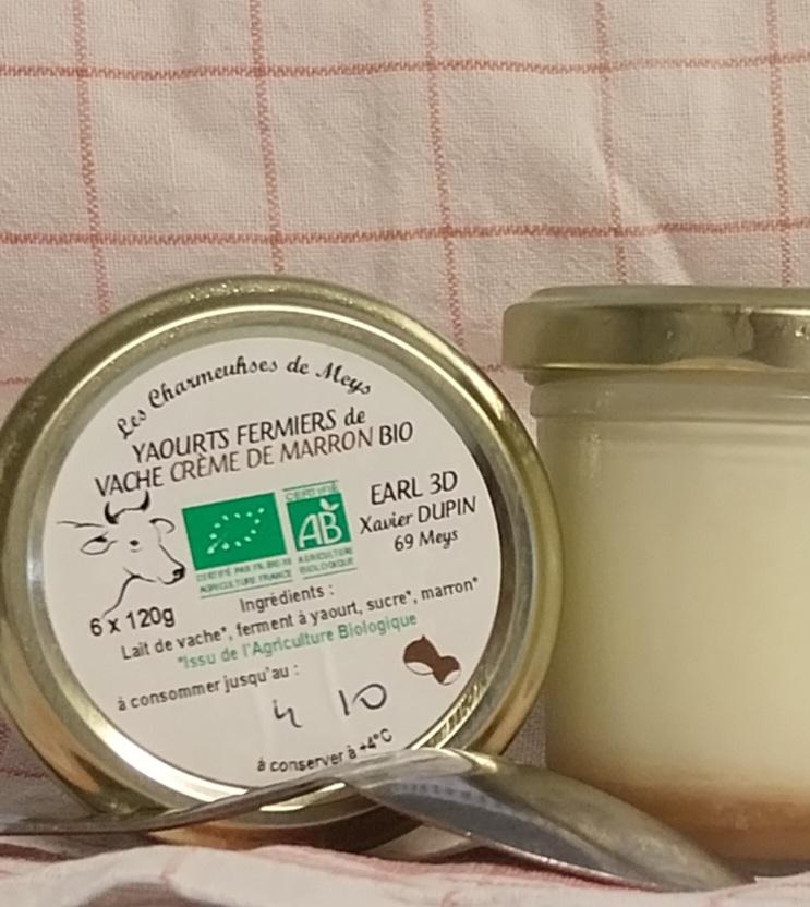 yaourts de vache crème de marron par 6 720g